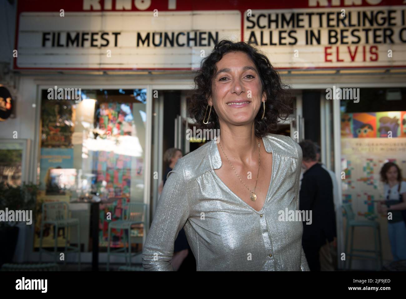 Director Emily Atef Seen before the screening of her Film MEHR DENN JE beim 39. Filmfest München im RIO Kino am 25.6. 2022 Stock Photo