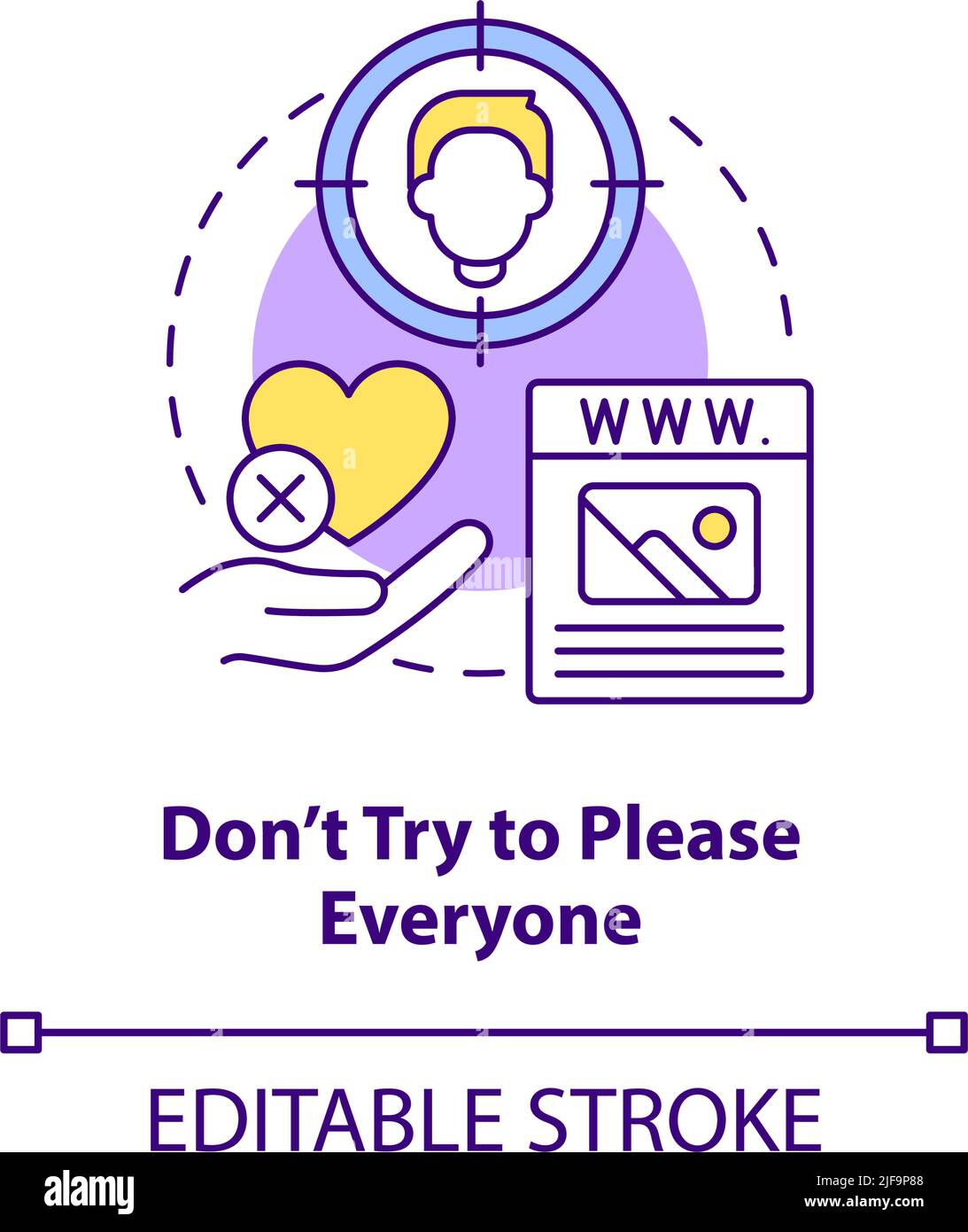 Is not for everyone Cut Out Stock Images & Pictures - Alamy
