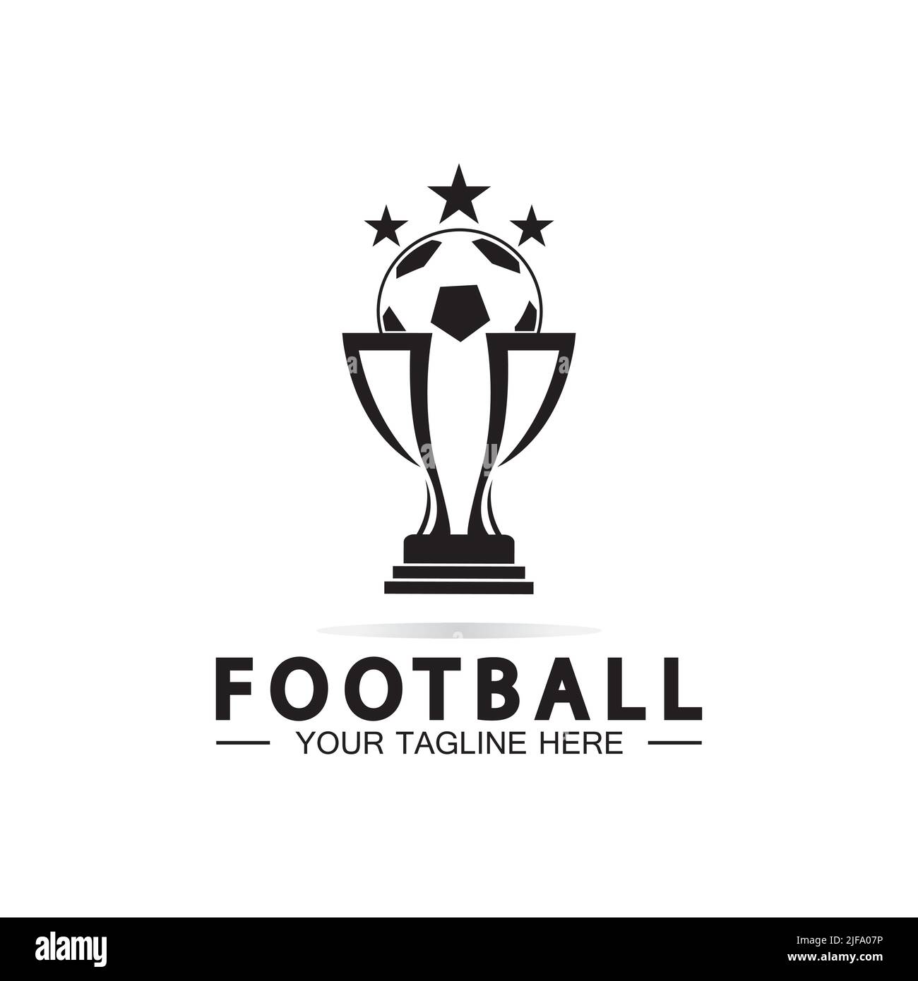 Champion Emblem Winner Logo Design Stock Vector - Illustration of champion,  football: 189237663