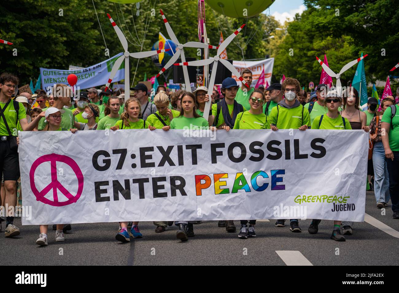 Climate activists demand climate justice from political leaders at G7 ...