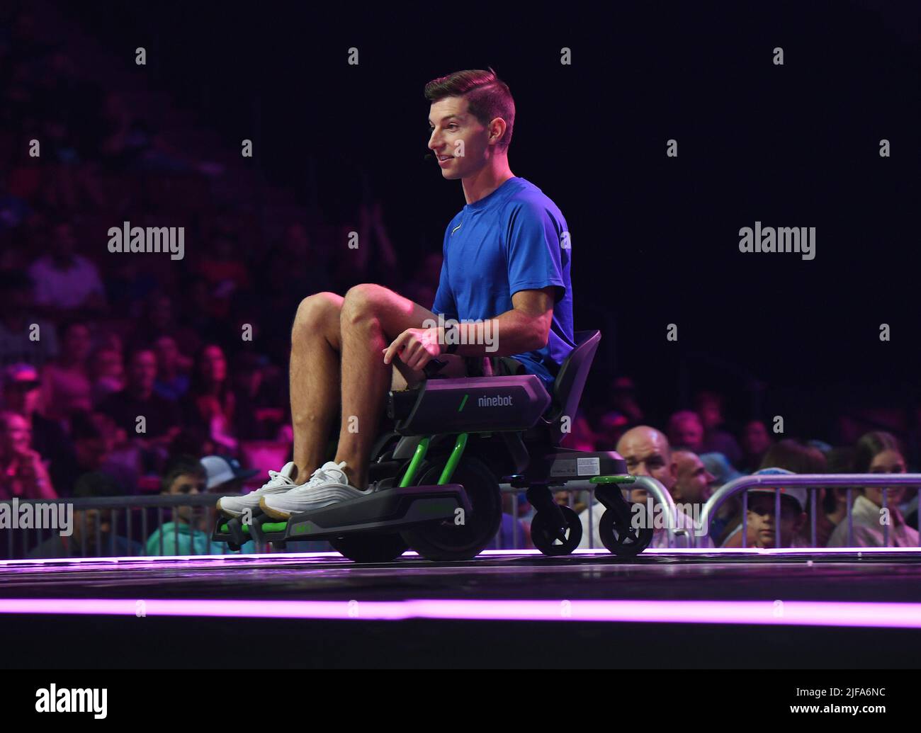 Sunrise FL, USA. 30th June, 2022. Dude Perfect performs during the That's Happy Summer Tour at The FLA Live Arena on June 30, 2022 in Sunrise, Florida. Credit: Mpi04/Media Punch/Alamy Live News Stock Photo