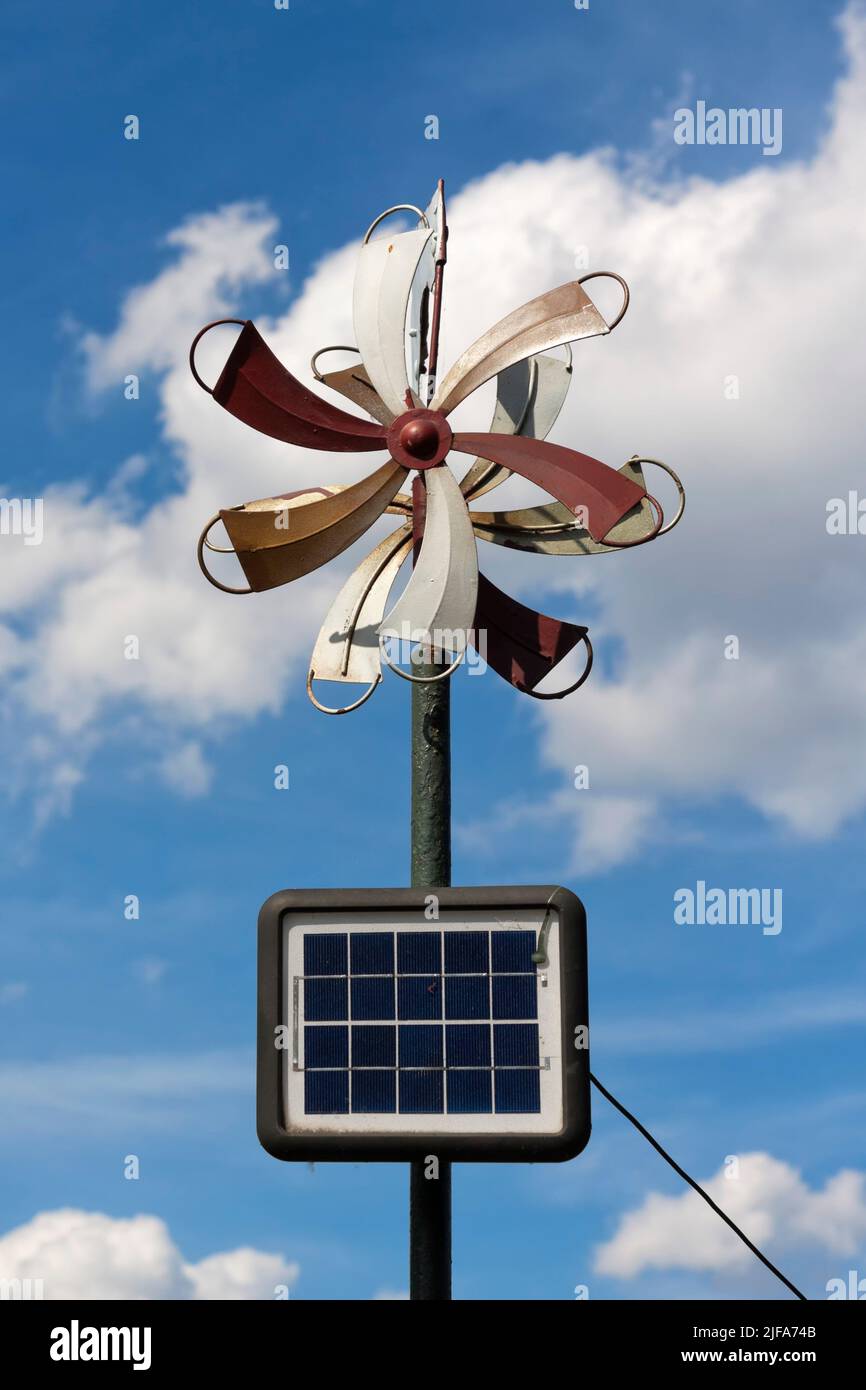 Symbolic for energy transition, renewable energy Stock Photo