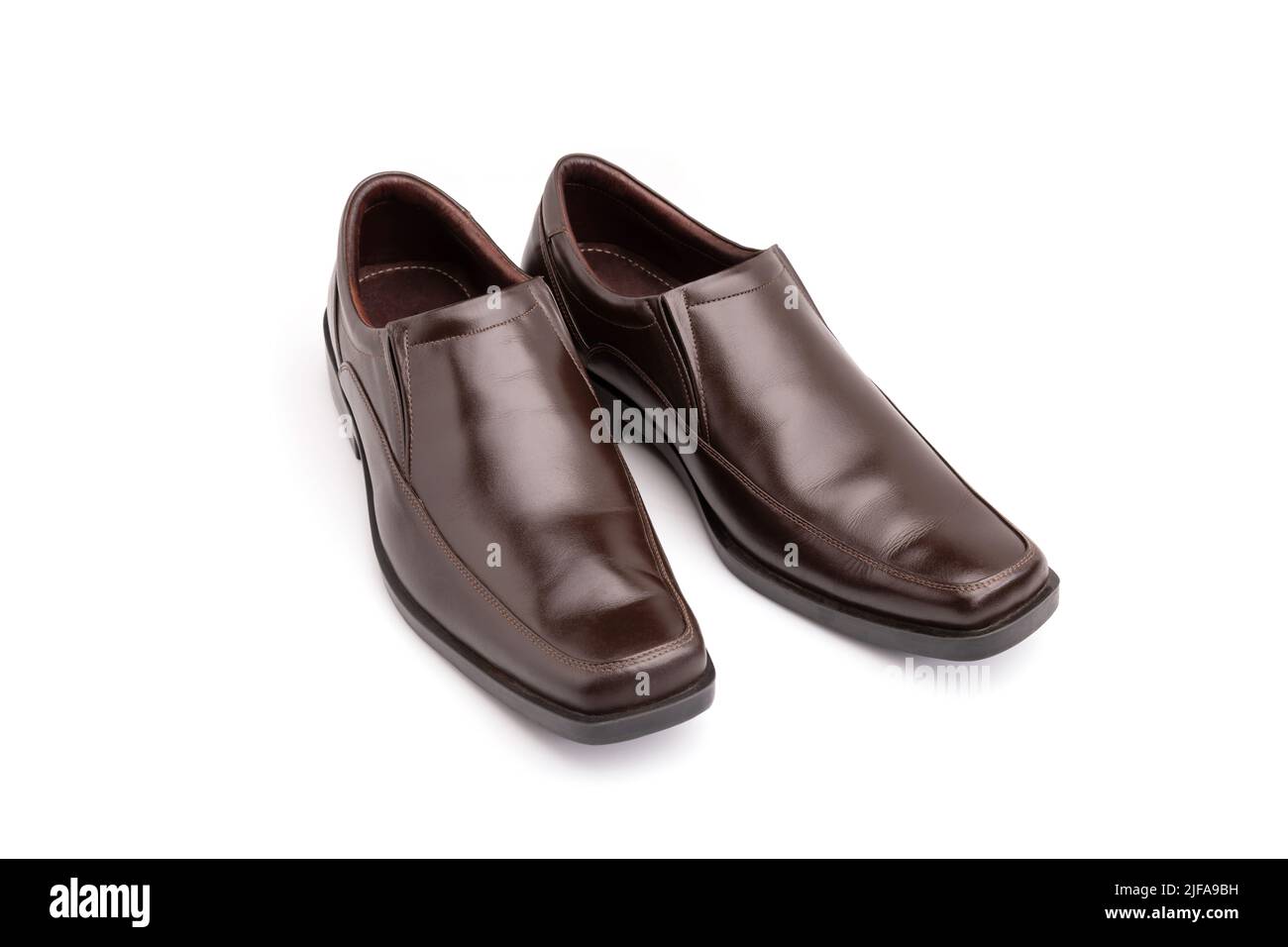 New men leather shoe (black color) isolated on white background Stock Photo Alamy