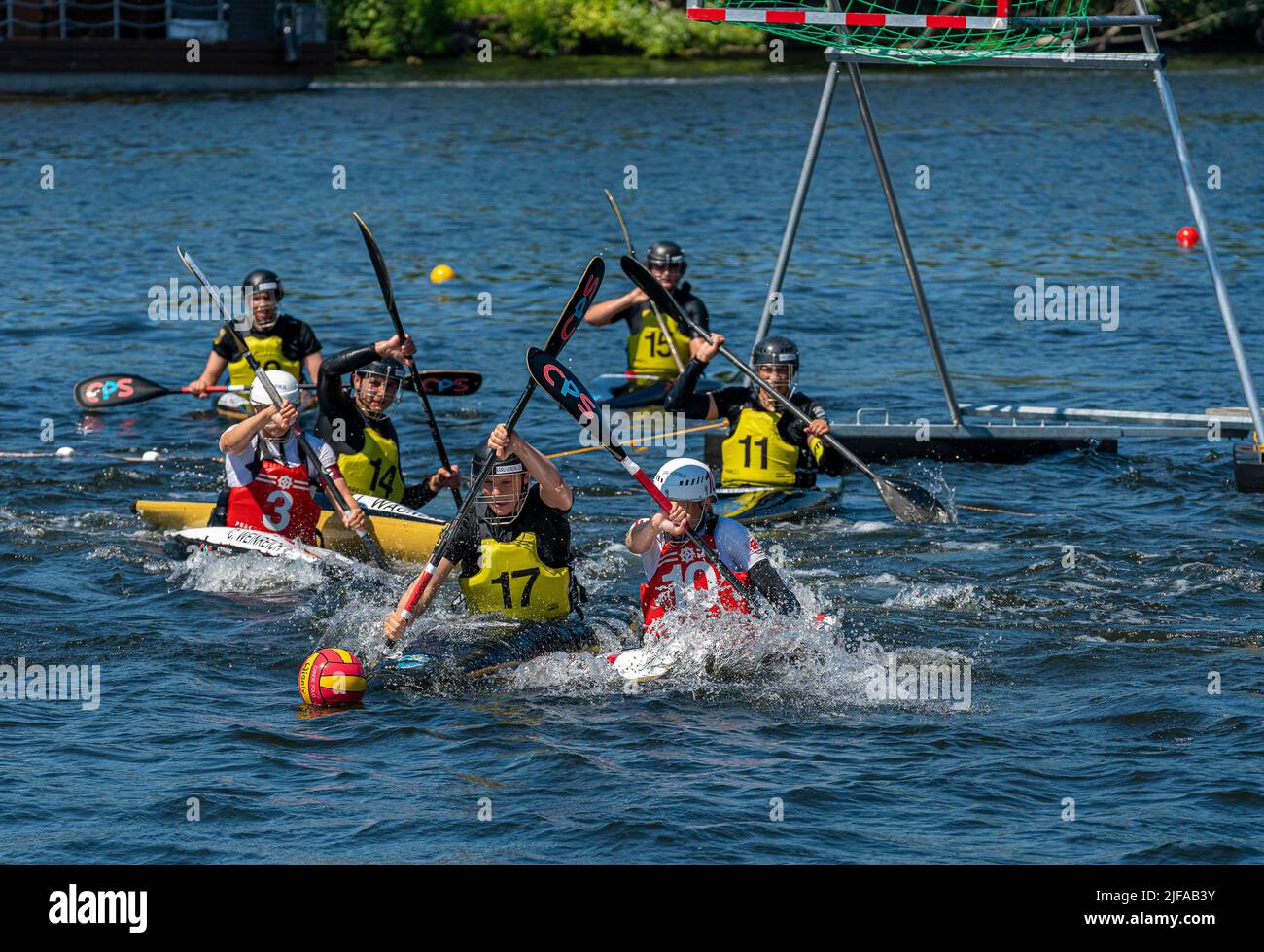 Finals 2022, Women's Canoe Polo, Preliminary Round, City Spree, Berlin