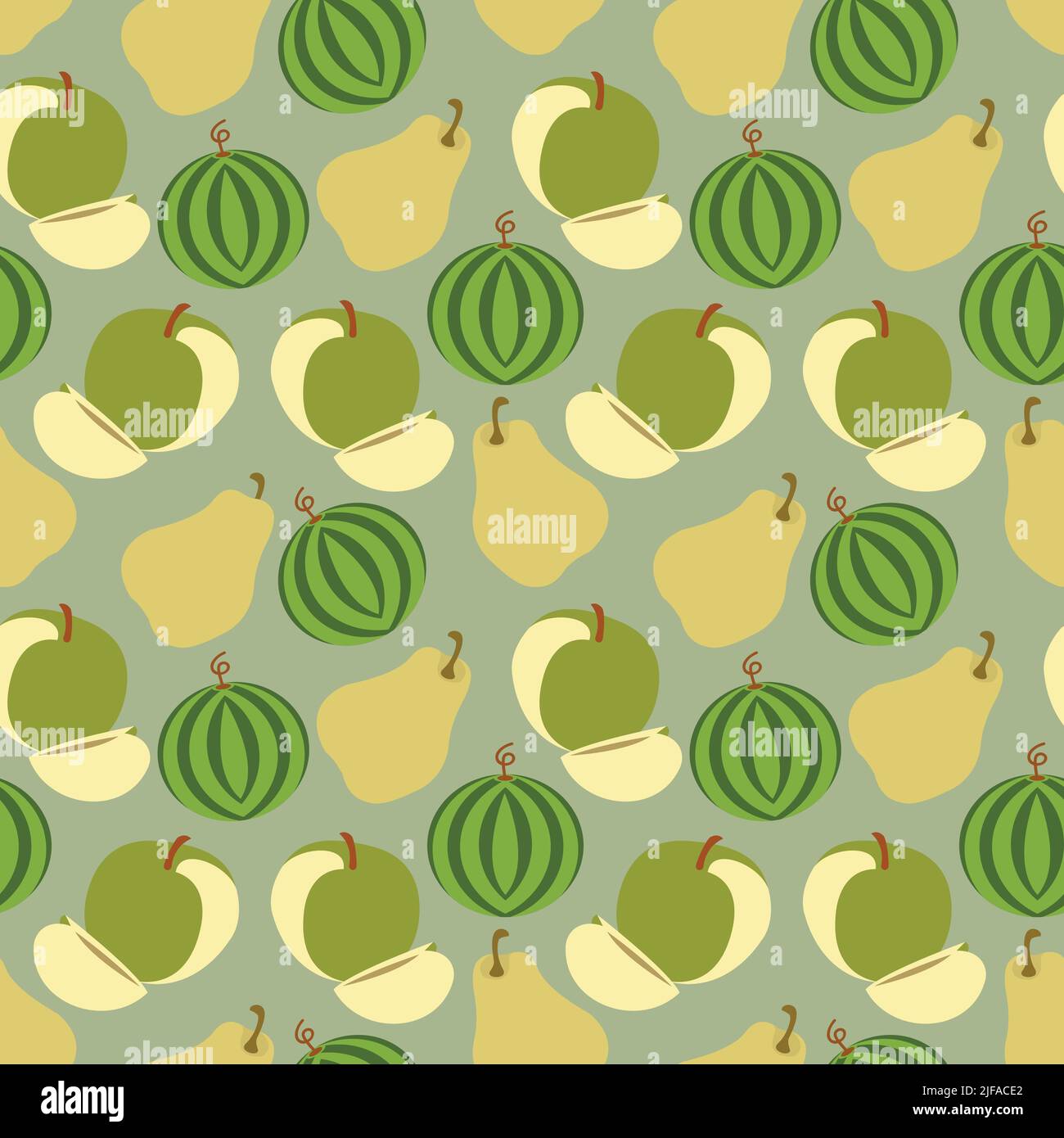 Seamless pattern fruit for fabric print, textile, gift wrapping paper ...