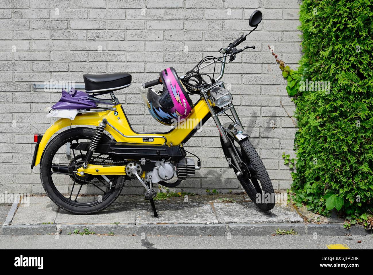 Moped Puch Maxi Stock Photo