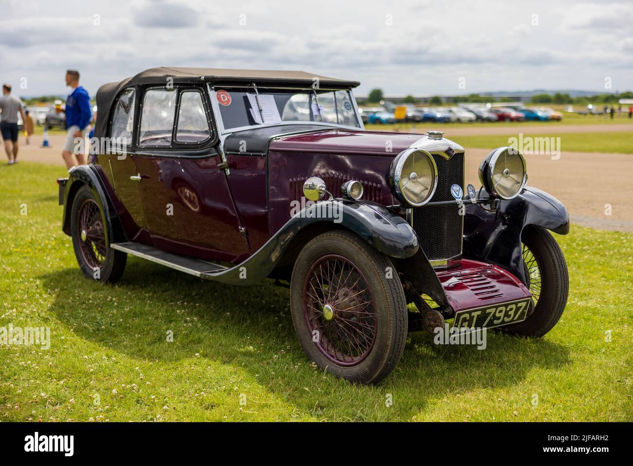 1932 Riley 9 Holbrook tourer ‘GT 7037’ on display at the June Scramble ...
