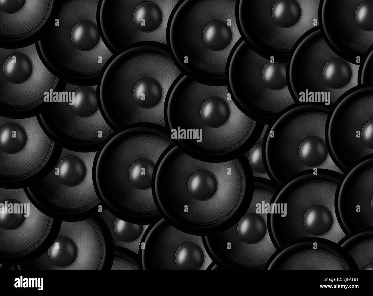 Background from black sound speakers Stock Photo Alamy