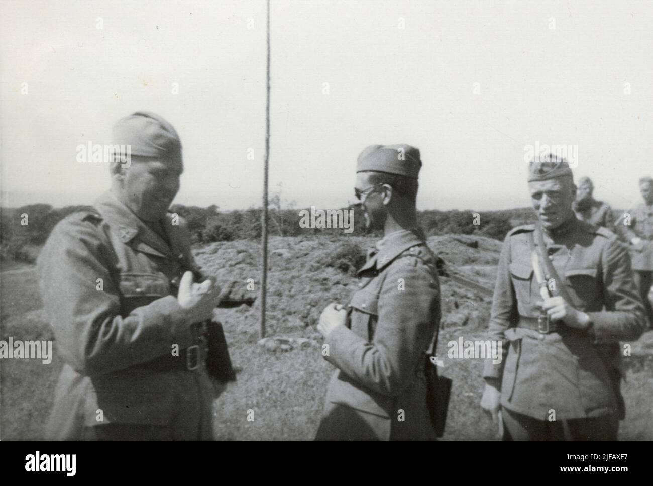 Adjutant course June 1940. Tyringe-Torekov and others. Stock Photo