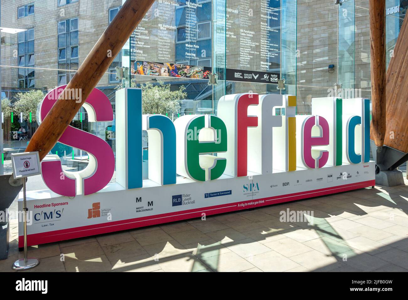 Sign inside sheffield winter gardens surrey street sheffield cit hires