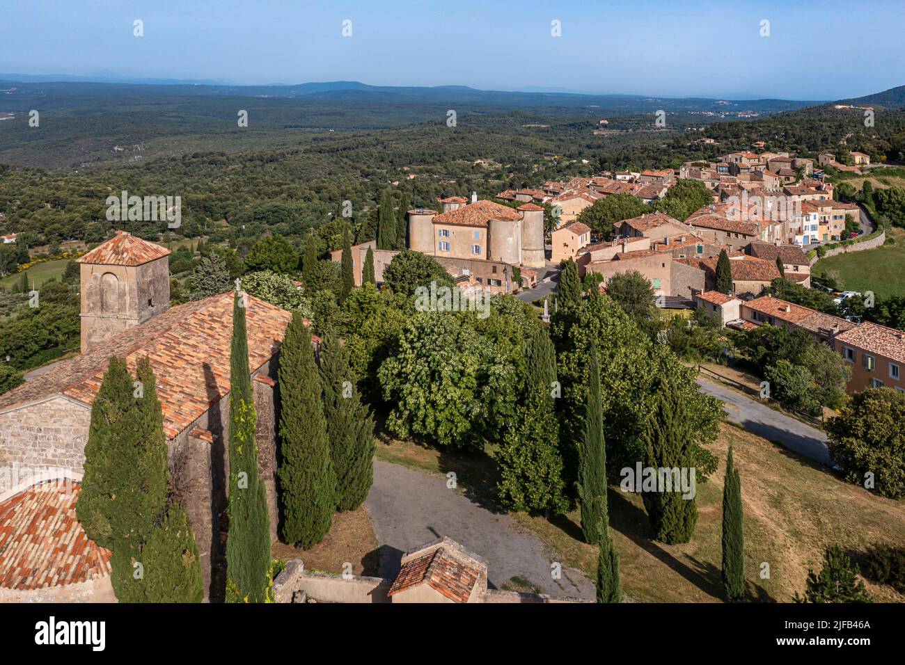 France Var The Dracenie Village De Tourtour Labelled Les Plus Beaux