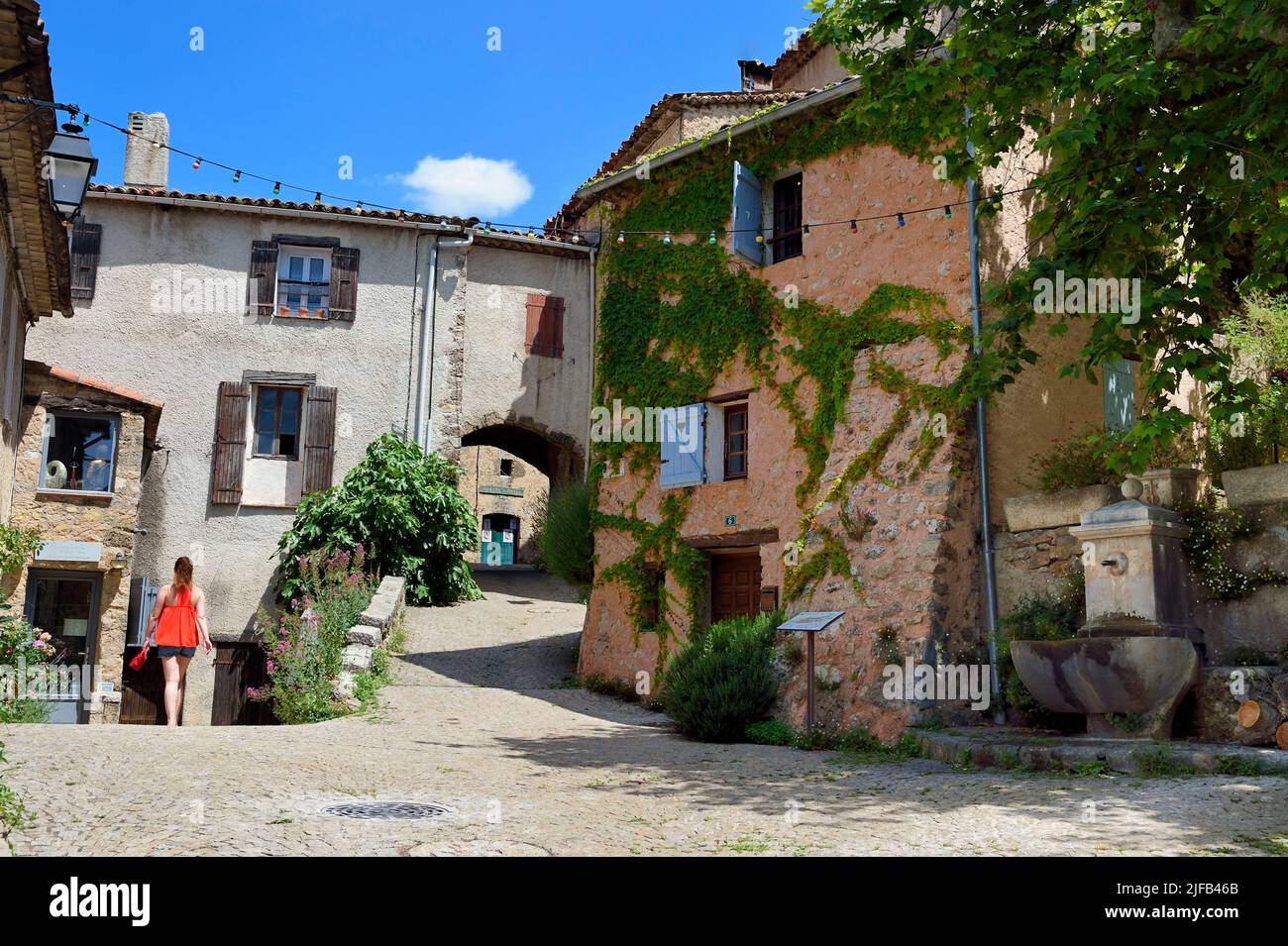 France Var The Dracenie Village De Tourtour Labelled Les Plus Beaux
