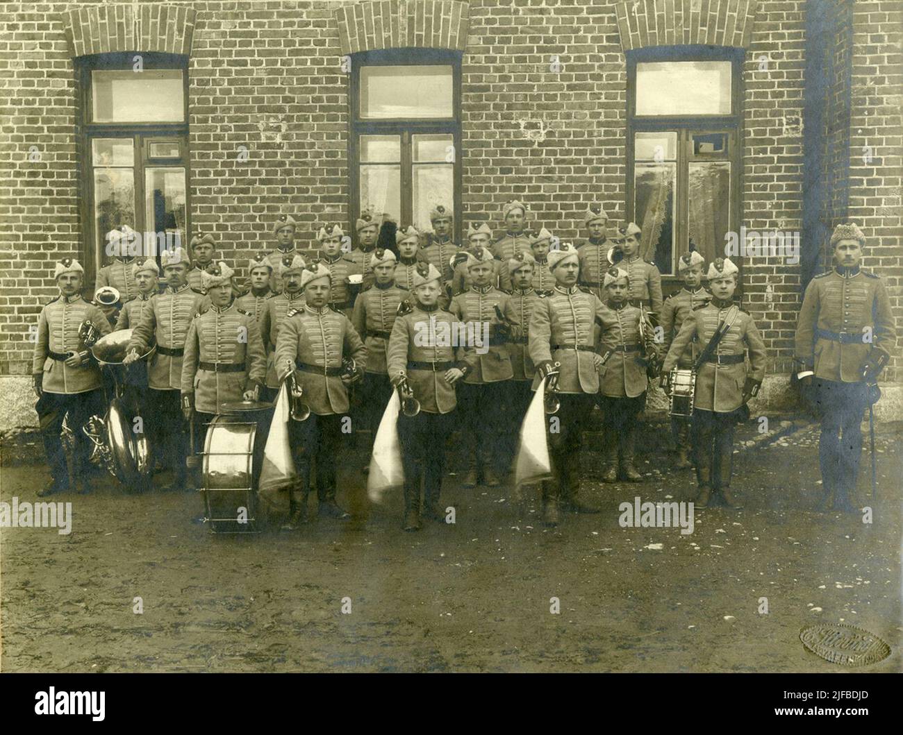 Tavastland's equestrian regiment, Tavastehus 1920. Stock Photo