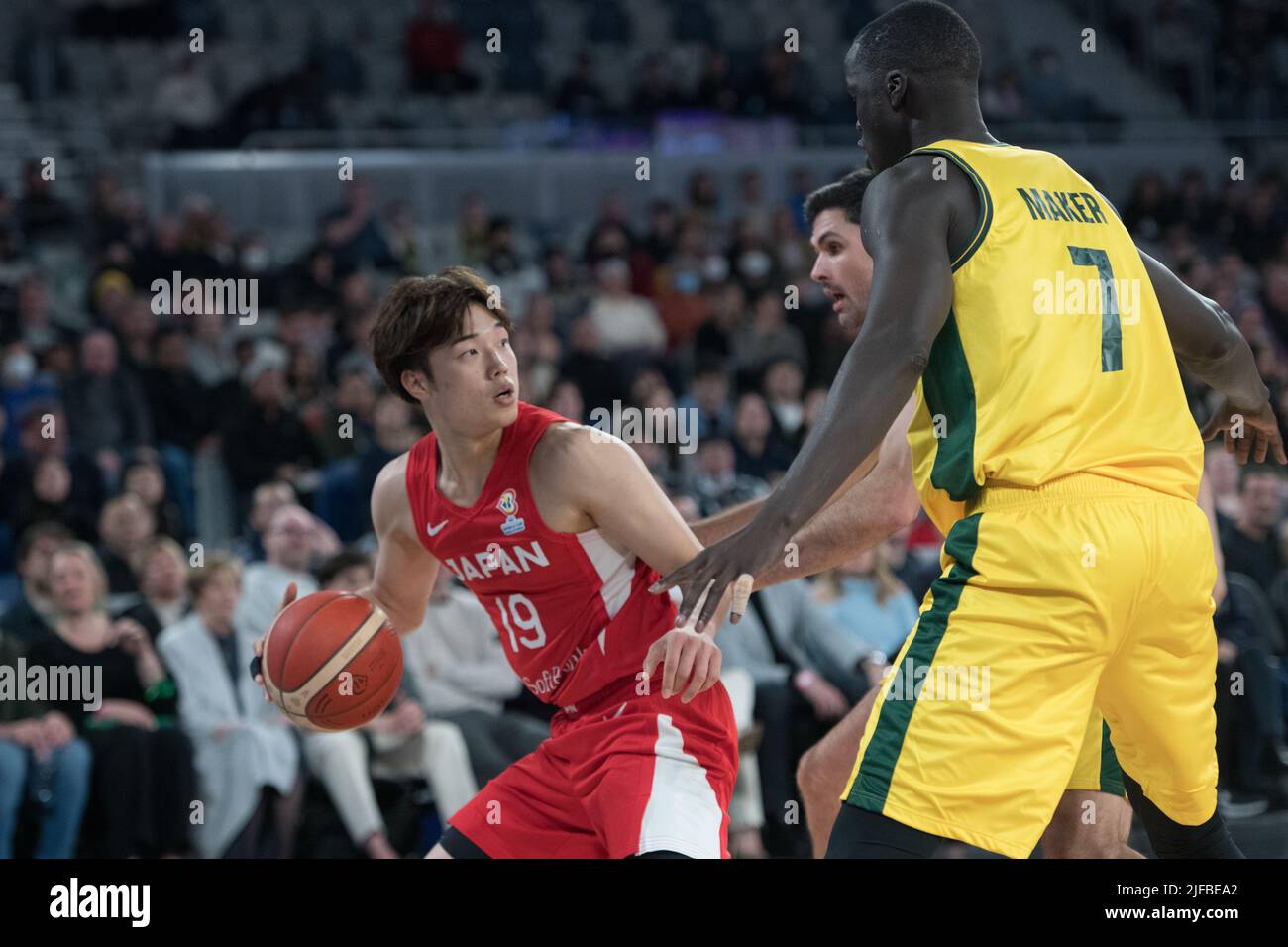 Melbourne, Australia. 01st July, 2022. Yudai Nishida (L) of Japan