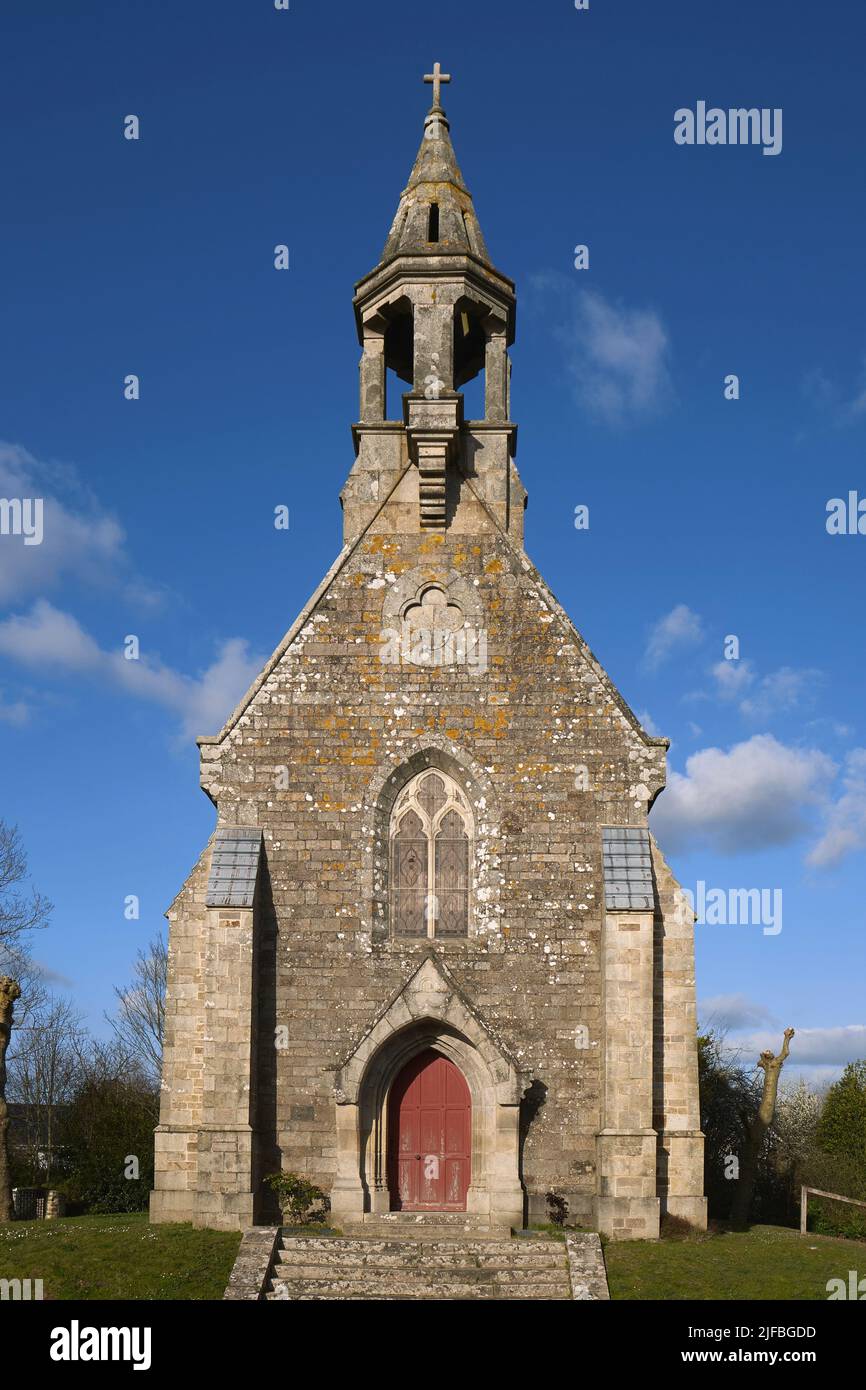 France, Loire Atlantique, Orvault, Chapel of the Angels Stock Photo