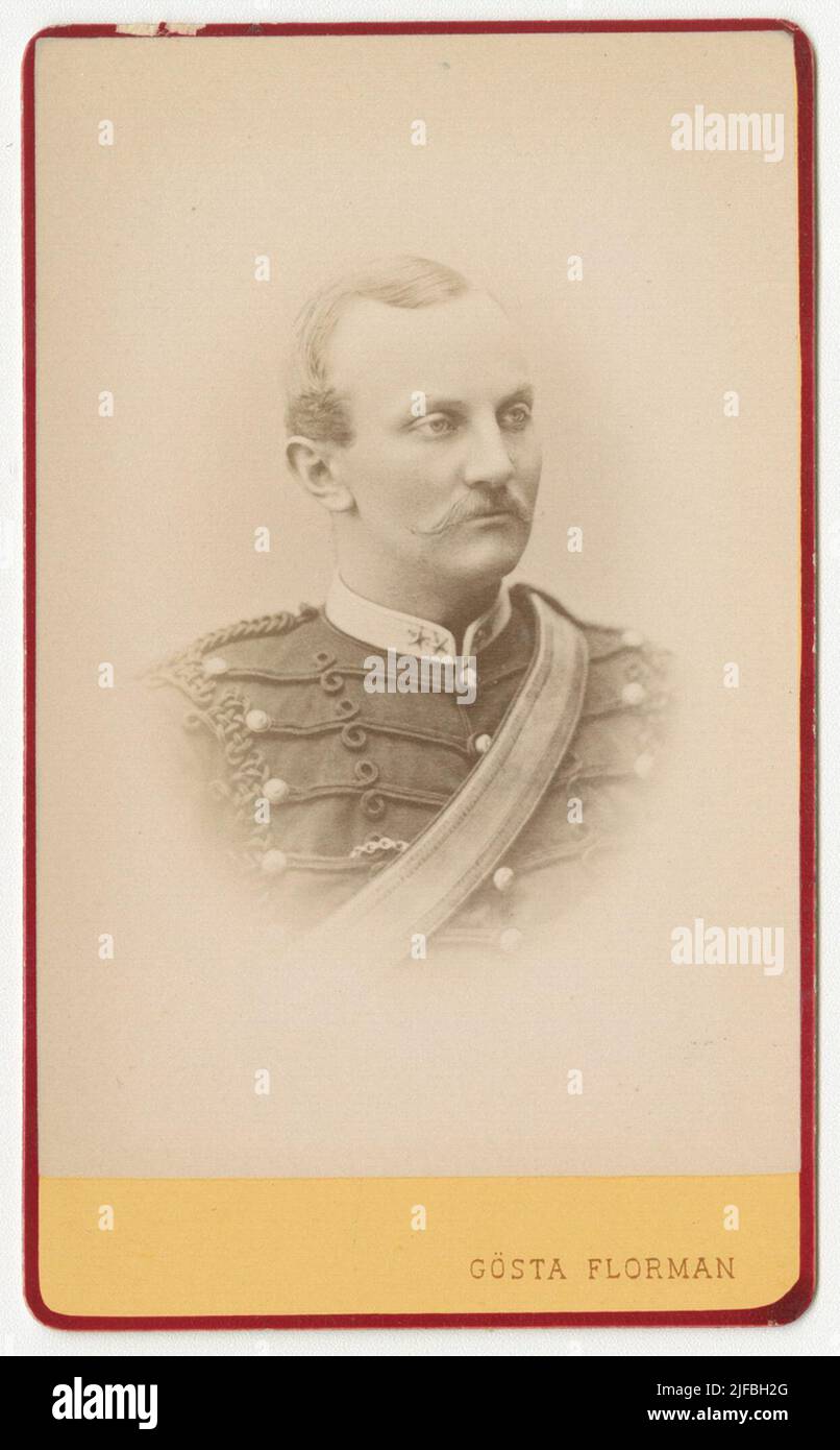 Portrait of Waldemar Christian Dyrssen, lieutenant at Wende's artillery