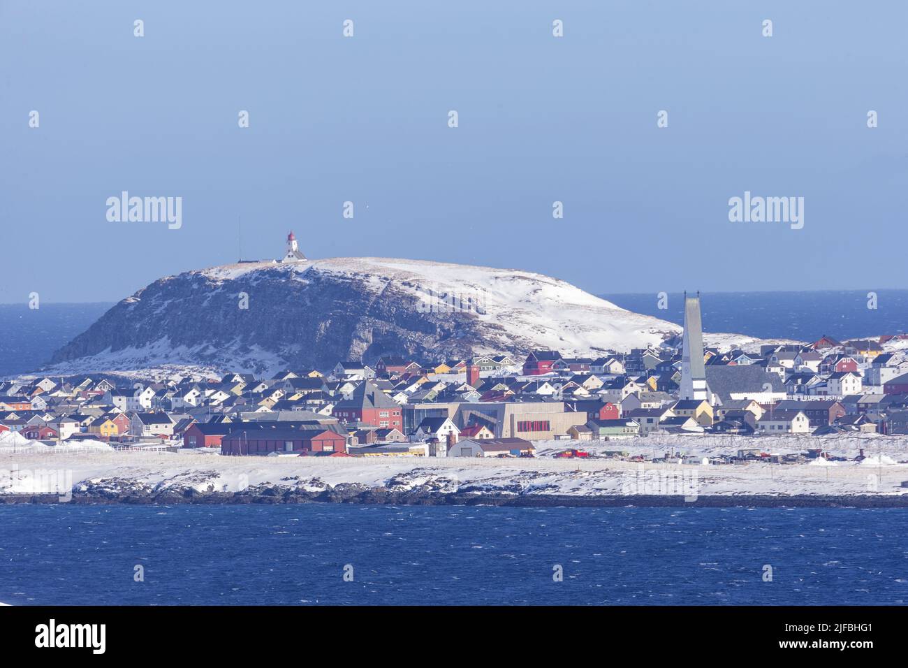 Norway, Varanger Fjord, Vardo, Stock Photo