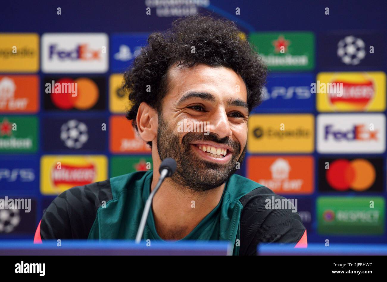 File photo dated 25052022 of Liverpool forward Mohamed Salah, who has