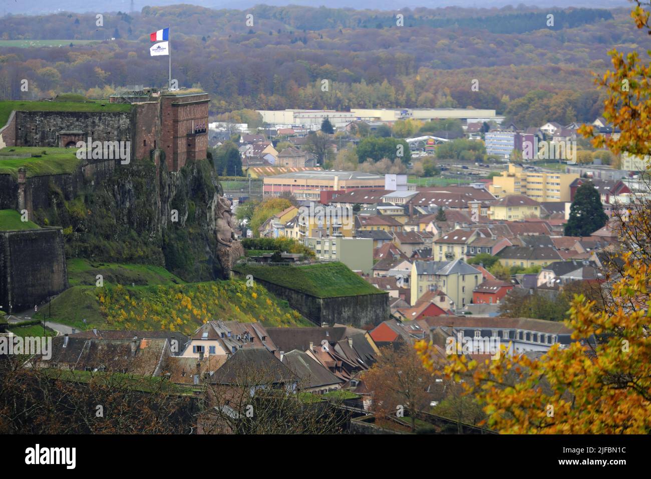 France, Territoire de Belfort, Belfort, the city, the citadel, the