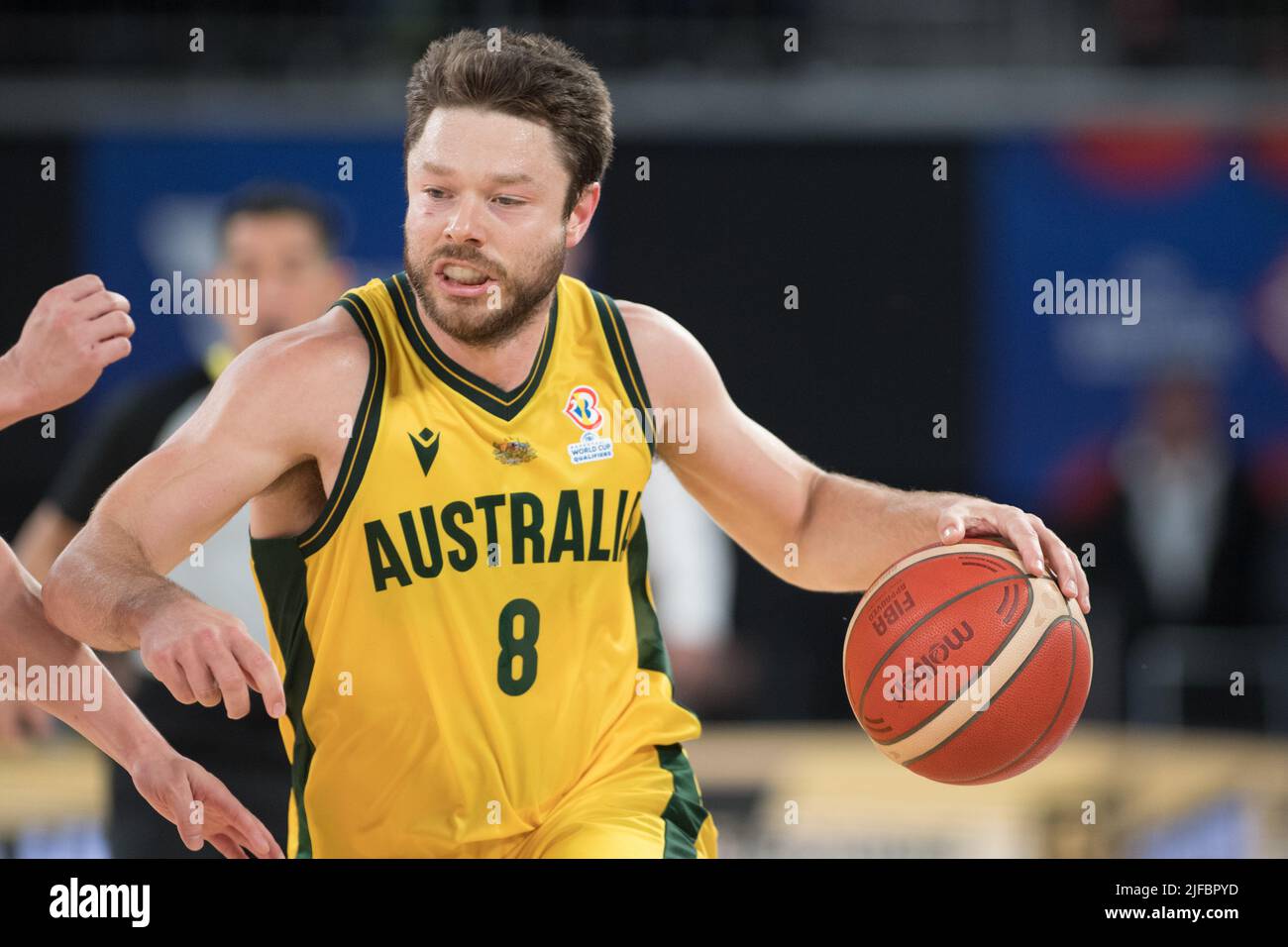 Matthew Dellavedova of Australia Basketball team in action during the