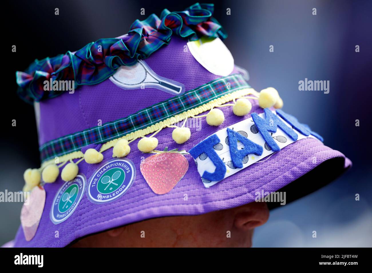 Multicolor Hat Wimbledon