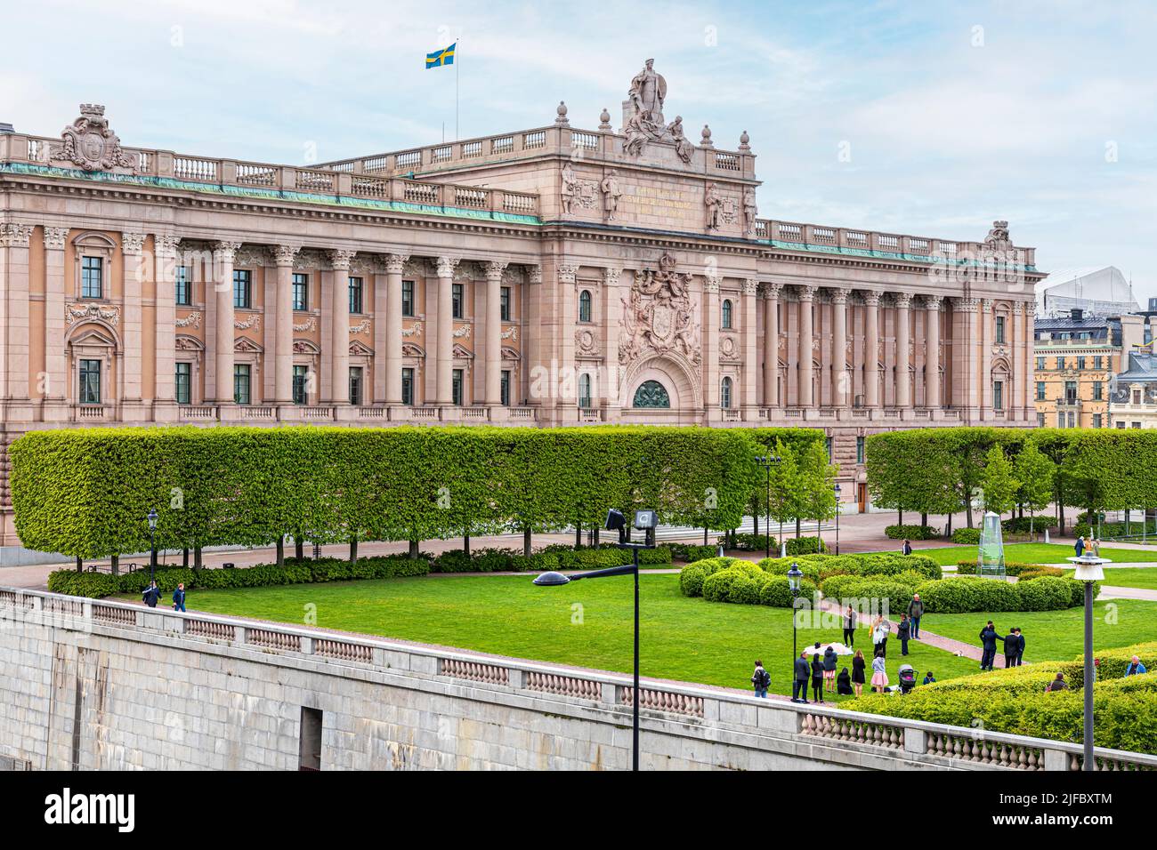 The Royal Palace (Kungliga Slottet) in Stockholm, Sweden Stock Photo
