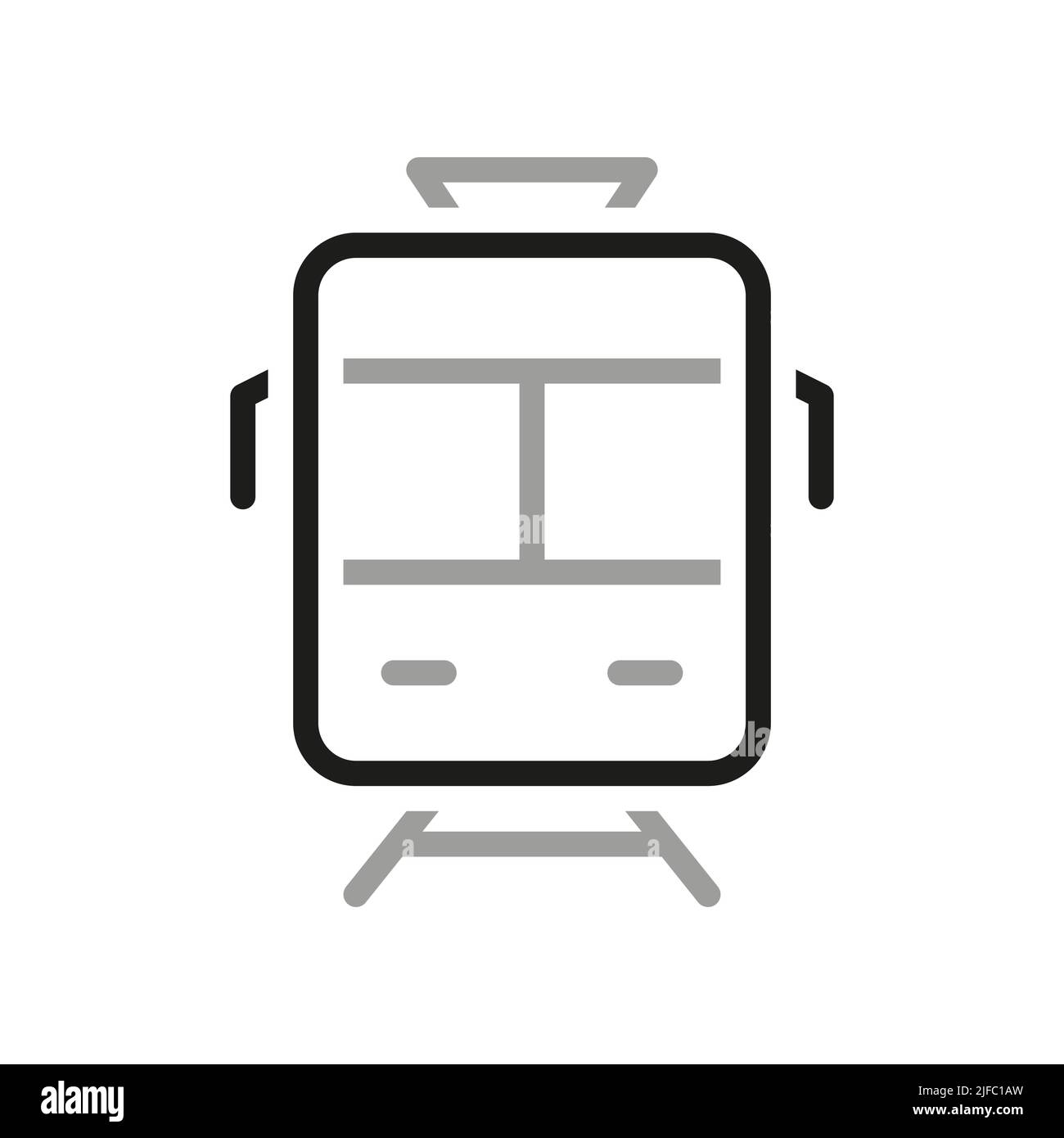 Simple of Public Transport Related Vector Line Icons. Public Transport ...