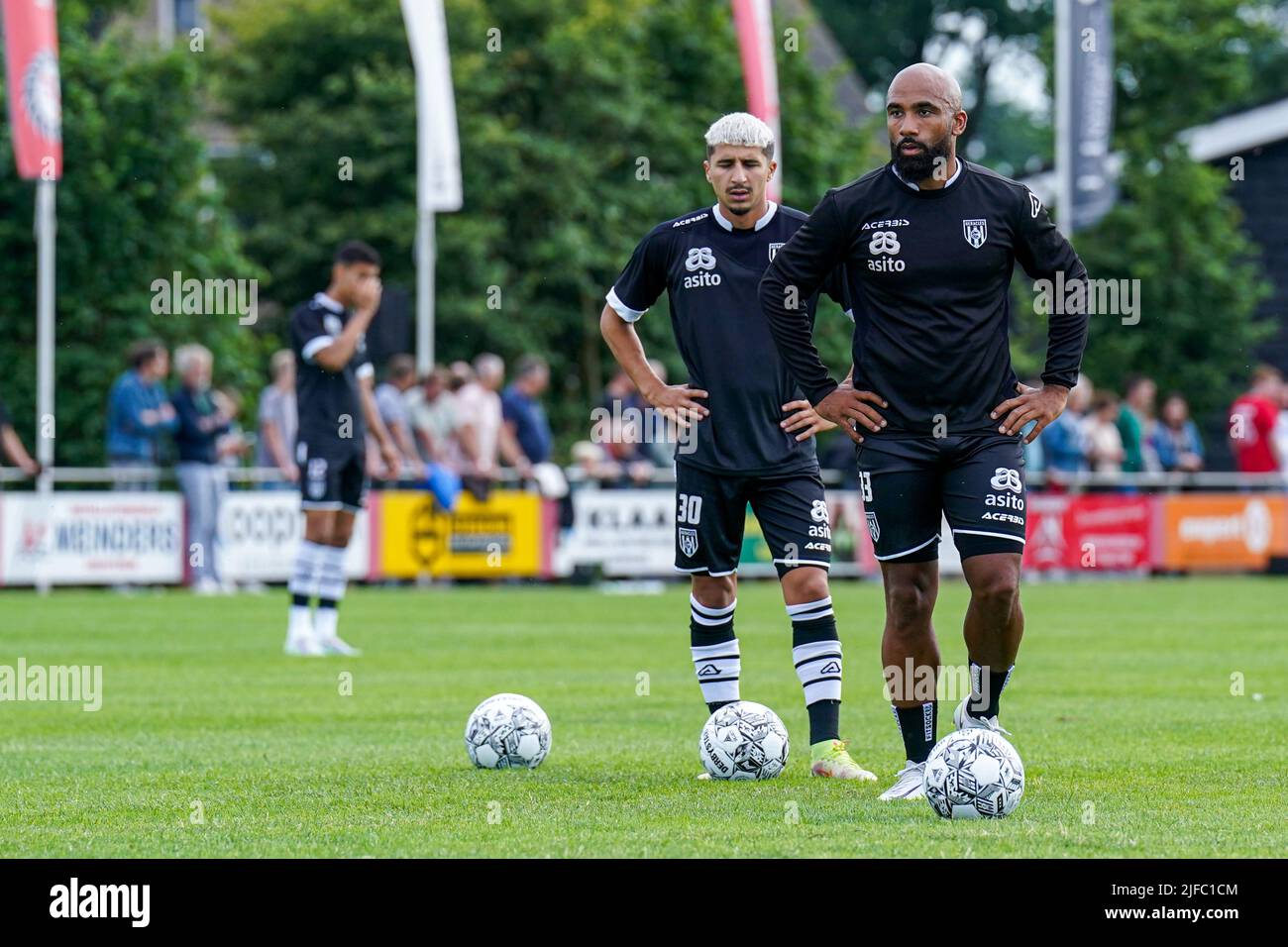 Manderveen, Netherlands. 01st July, 2022. MANDERVEEN, NETHERLANDS - JULY 1: Samuel Armenteros of Heracles Almelo prior to the Friendly match between Regioselectie Manderveen and Heracles Almelo at Sportpark de Samenwerking on July 1, 2022 in Manderveen, Netherlands (Photo by Rene Nijhuis/Orange Pictures) Credit: Orange Pics BV/Alamy Live News Stock Photo