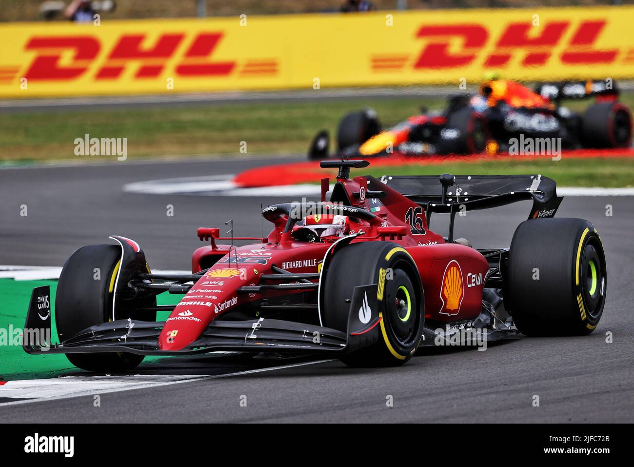 Silverstone, UK. 01st July, 2022. Charles Leclerc (MON) Ferrari F1-75.  British Grand Prix, Friday 1st July 2022. Silverstone, England. Credit:  James Moy/Alamy Live News Stock Photo - Alamy