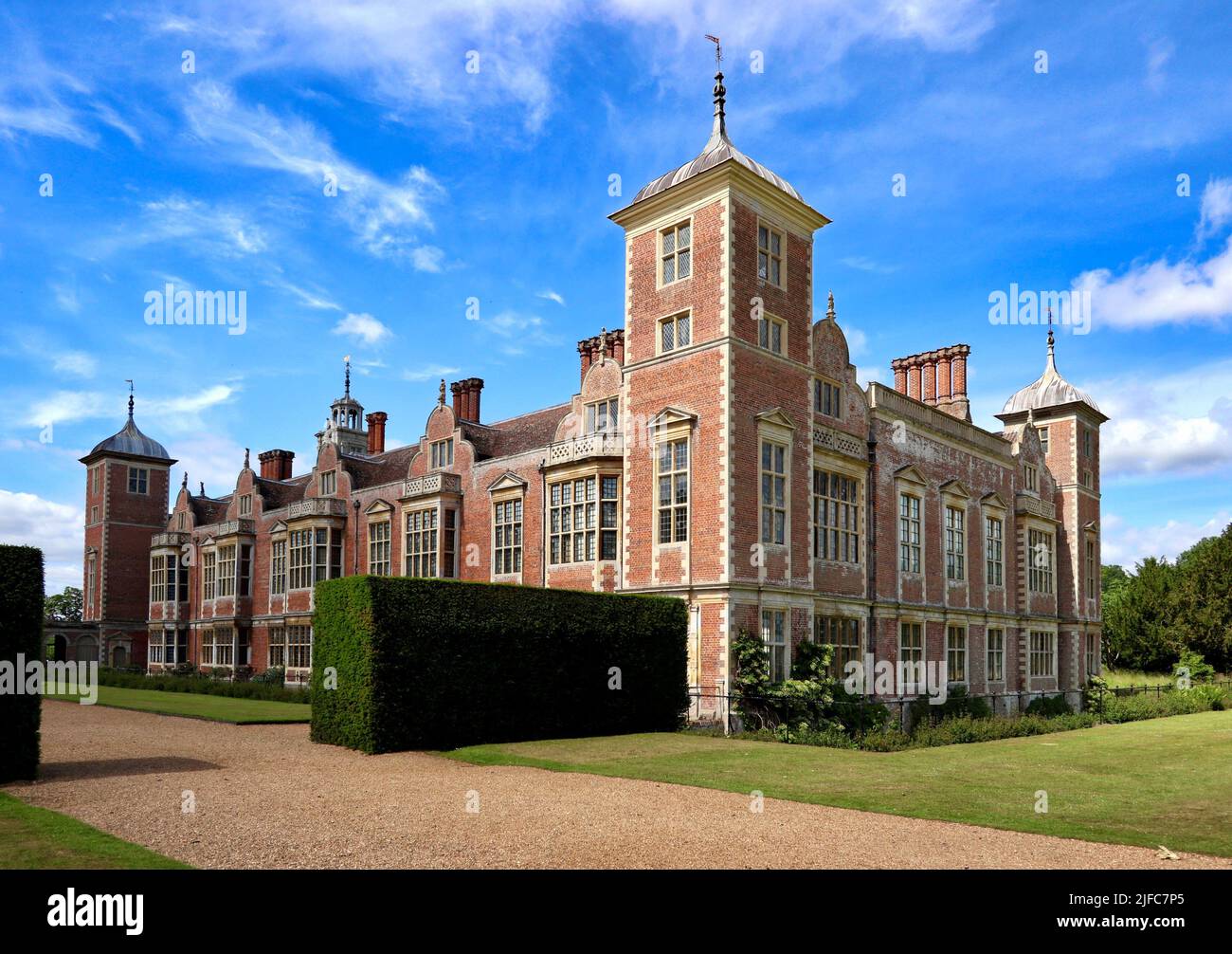 Blickling Hall East and North Wings. Stock Photo