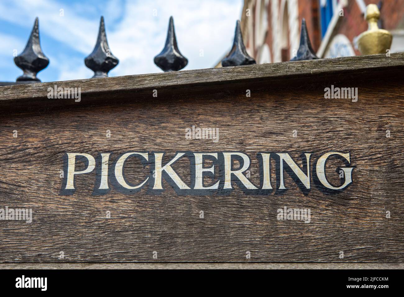 Pickering in North Yorkshire, UK. Stock Photo