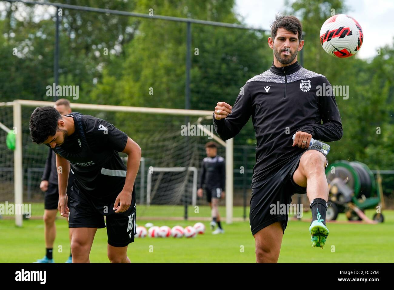 Wenum Wiesel, Netherlands. 01st July, 2022. WENUM-WIESEL, NETHERLANDS - JULY 1: Nelson Miguel Castro Oliveira of PAOK Saloniki during a Training Session of PAOK Saloniki at Sportpark Wiesel on July 1, 2022 in Wenum-Wiesel, Netherlands (Photo by Patrick Goosen/Orange Pictures) Credit: Orange Pics BV/Alamy Live News Stock Photo