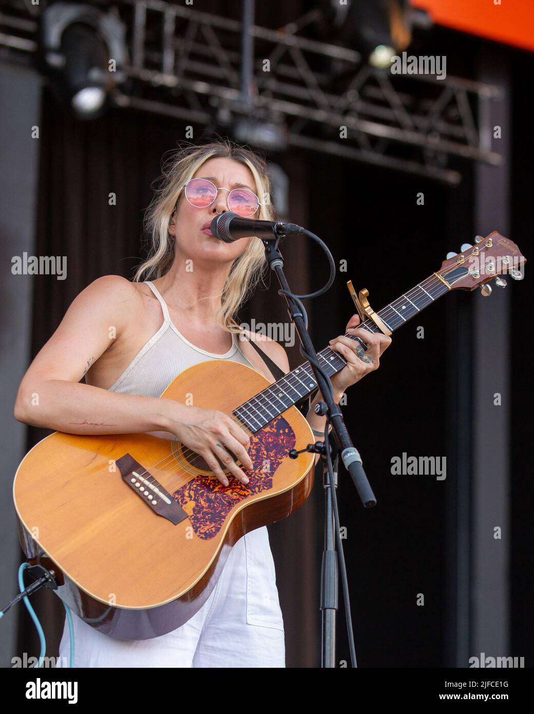 Bre Kennedy at Summerfest Music Festival on June 30, 2022, in Milwaukee ...
