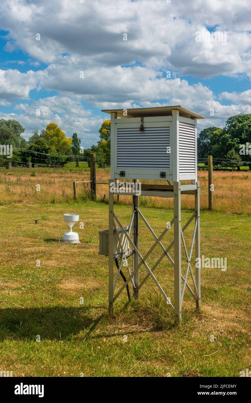 Weather Station,Normanby Hall,Normanby,North Lincolnshire Stock Photo