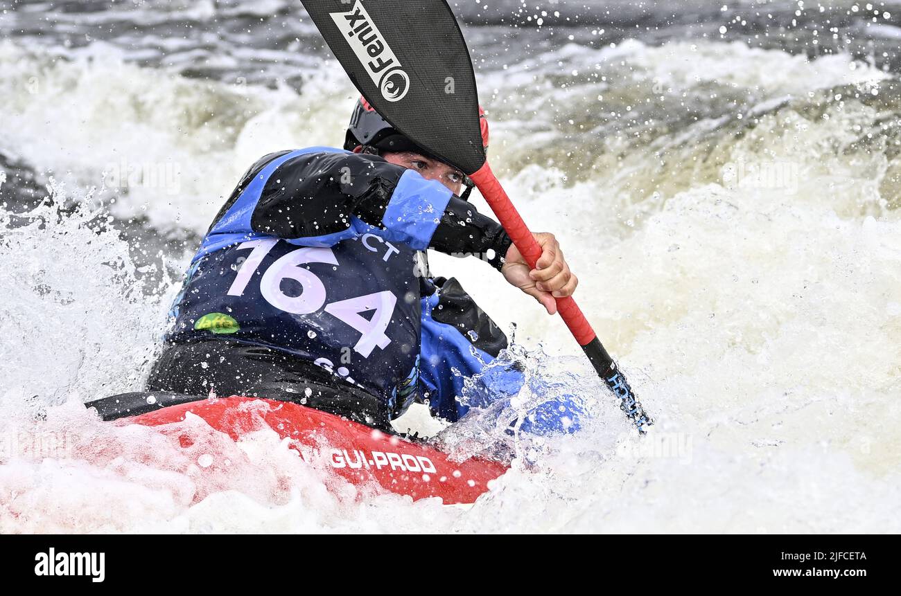 Nottingham, UK. 01st July, 2022. The ICF 2022 canoe freestyle World