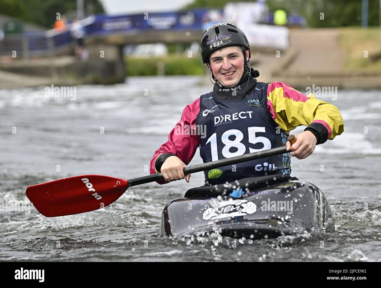 Nottingham, UK. 01st July, 2022. The ICF 2022 canoe freestyle World