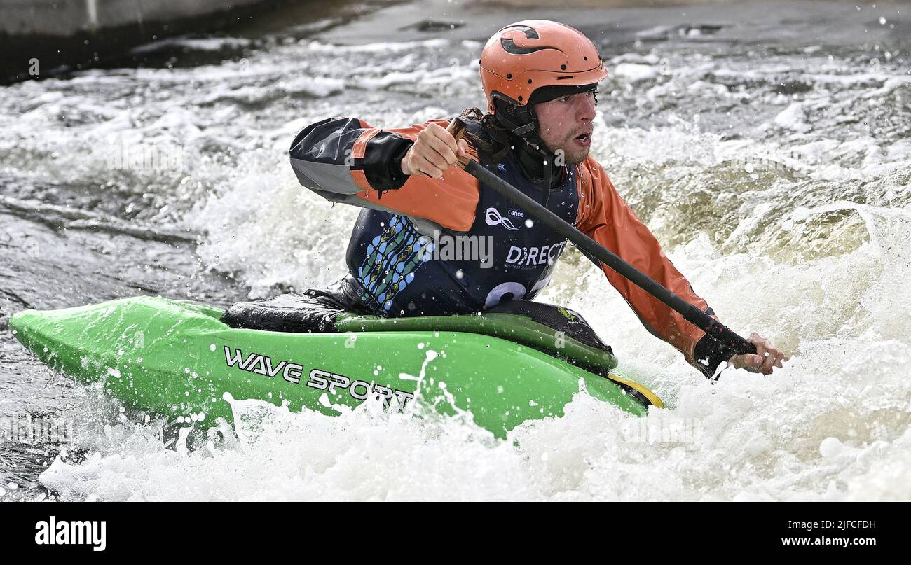 Nottingham, UK. 01st July, 2022. The ICF 2022 canoe freestyle World