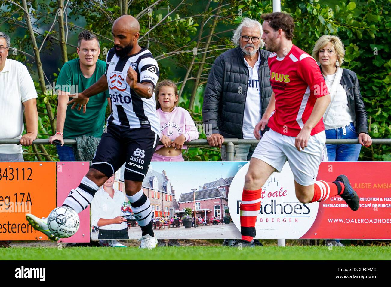 Manderveen, Netherlands. 01st July, 2022. MANDERVEEN, NETHERLANDS - JULY 1: Samuel Armenteros of Heracles Almelo during the Friendly match between Regioselectie Manderveen and Heracles Almelo at Sportpark de Samenwerking on July 1, 2022 in Manderveen, Netherlands (Photo by Rene Nijhuis/Orange Pictures) Credit: Orange Pics BV/Alamy Live News Stock Photo