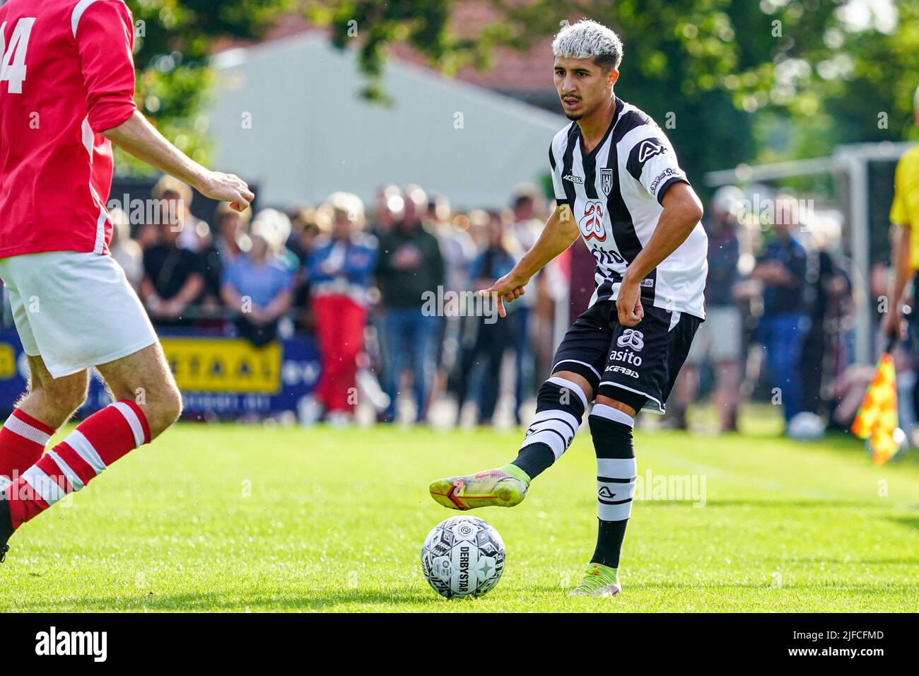 Manderveen, Netherlands. 01st July, 2022. MANDERVEEN, NETHERLANDS - JULY 1: Anas Ouahim of Heracles Almelo during the Friendly match between Regioselectie Manderveen and Heracles Almelo at Sportpark de Samenwerking on July 1, 2022 in Manderveen, Netherlands (Photo by Rene Nijhuis/Orange Pictures) Credit: Orange Pics BV/Alamy Live News Stock Photo