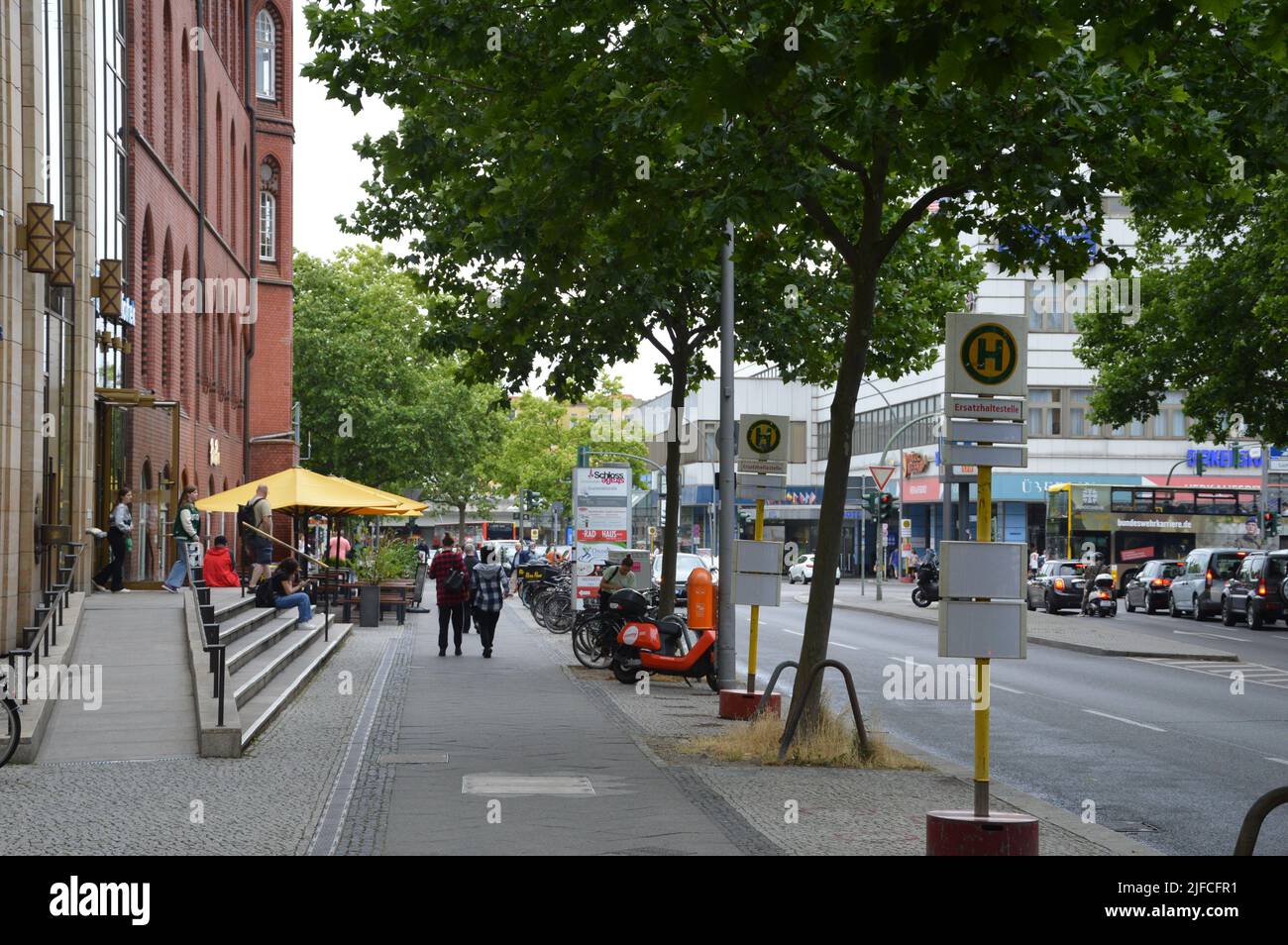 Berlin, Germany - July 1, 2022 - Grunewaldstrasse in Steglitz locality. (Markku Rainer Peltonen) Stock Photo
