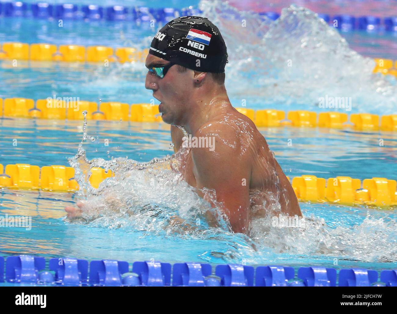 Caspar Corbeau of Nederland Heat 200 M Breaststroke Women during the