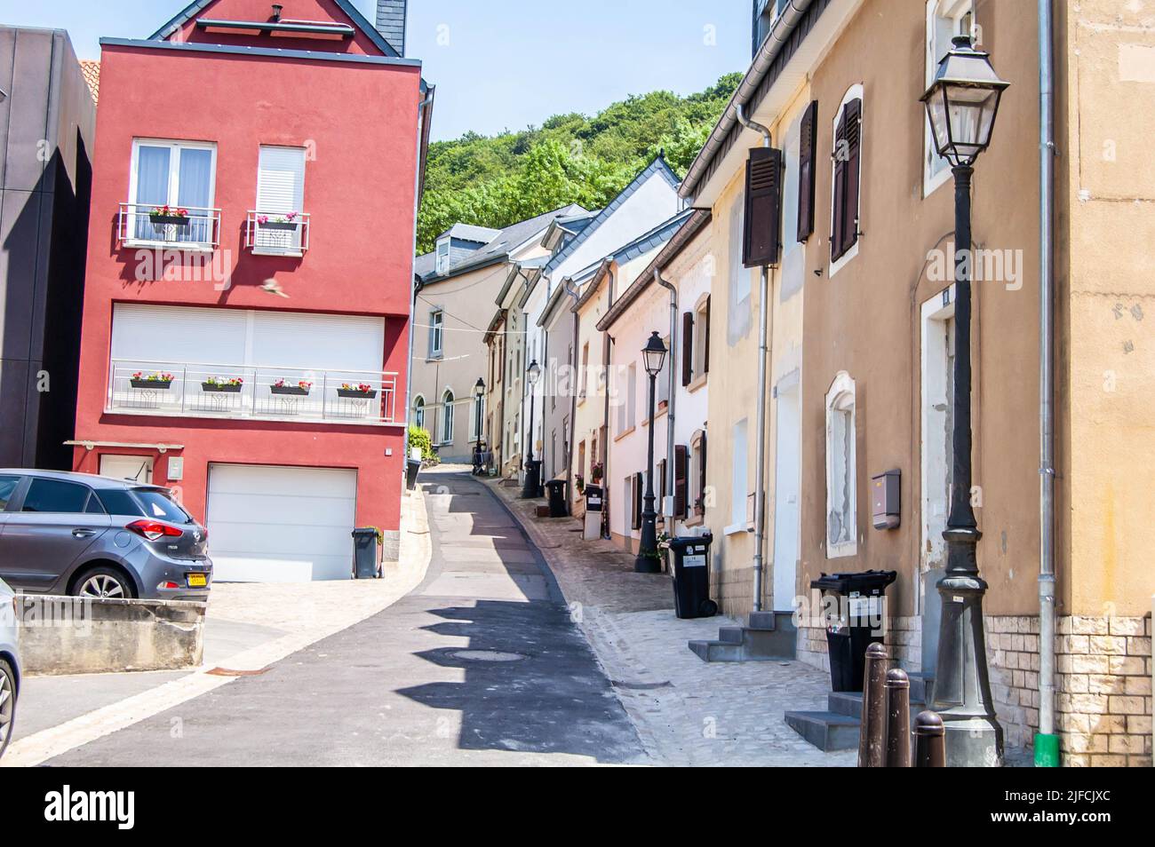 DOMMELDANGE, LUXEMBOURG 20 June 2022 Luxembourg terraced houses in