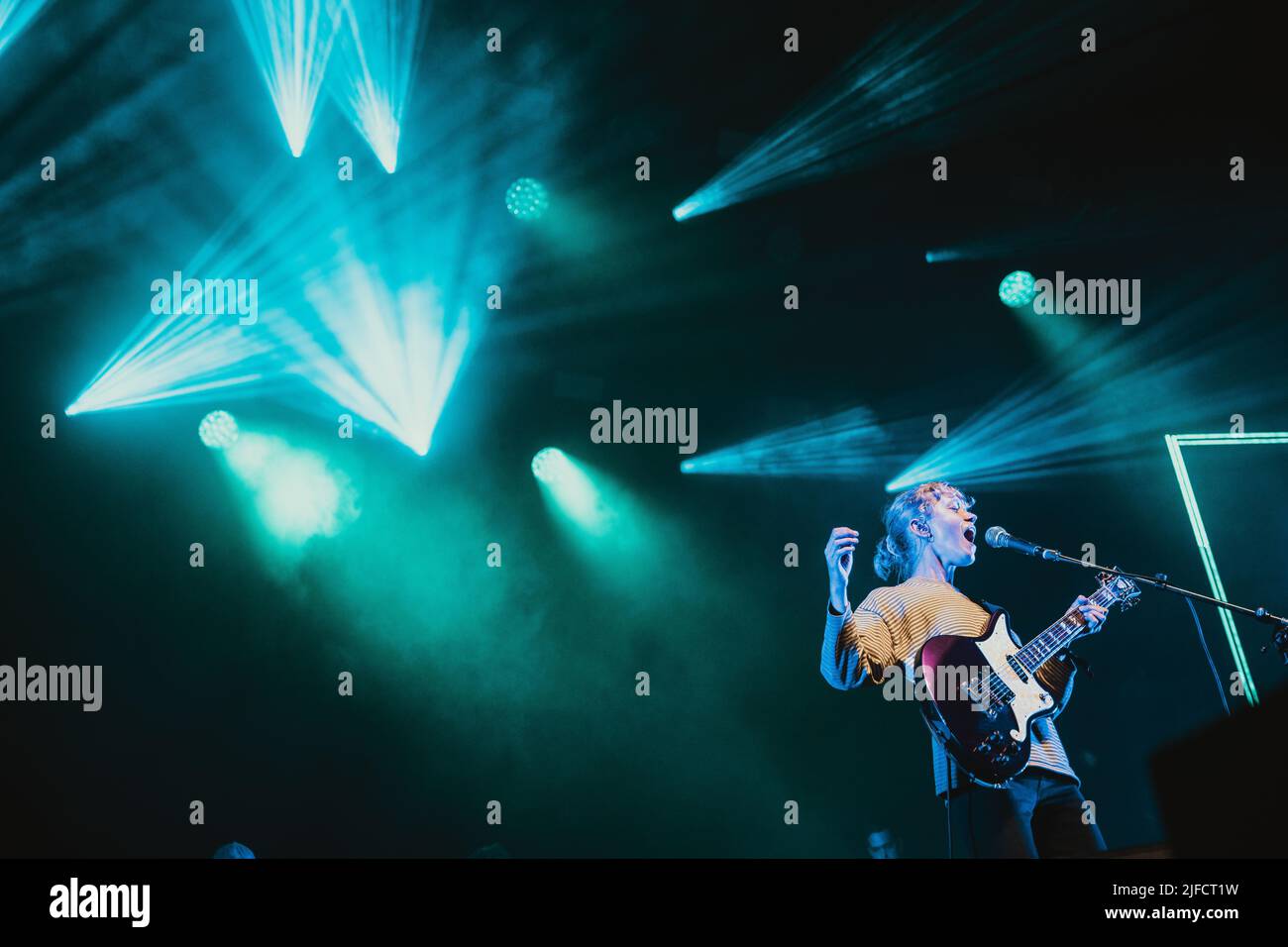 Roskilde, Denmark. 01st July, 2022. The South African singer and songwriter Alice Phoebe Lou performs a live concert during the Danish music festival Roskilde Festival 2022 in Roskilde. (Photo Credit: Gonzales Photo/Alamy Live News Stock Photo