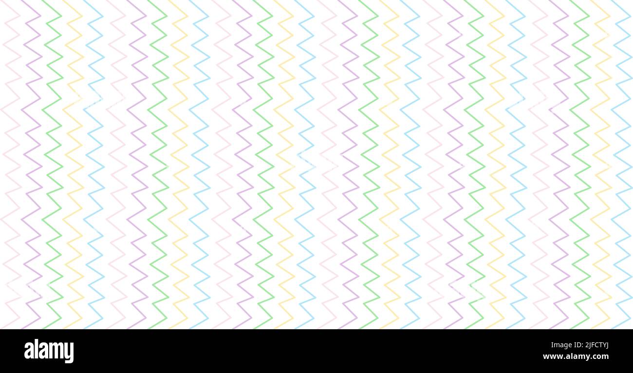 Vertical wavy stripes pastel colors seamless pattern. Thin lines