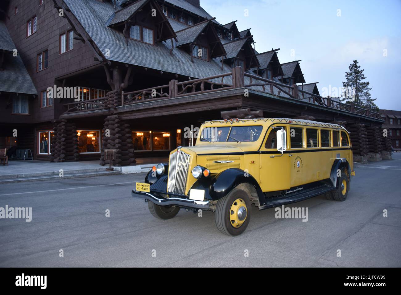 Yellowstone National Park. USA. 5/2126/2022. Vintage 1936 White