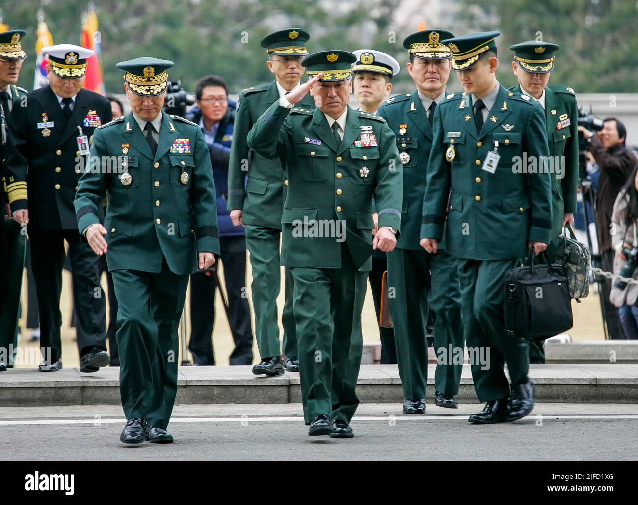 Feb 08, 2010-Seoul, South Korea-Ryoichi Oriki of the Japanese Chief of Staff, Joint Staff Stock Photo