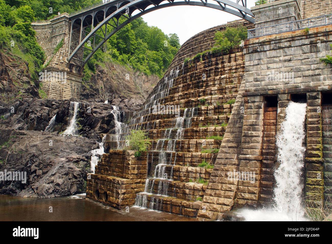 The New Croton Dam, constructed in 18921906, part of the New York City