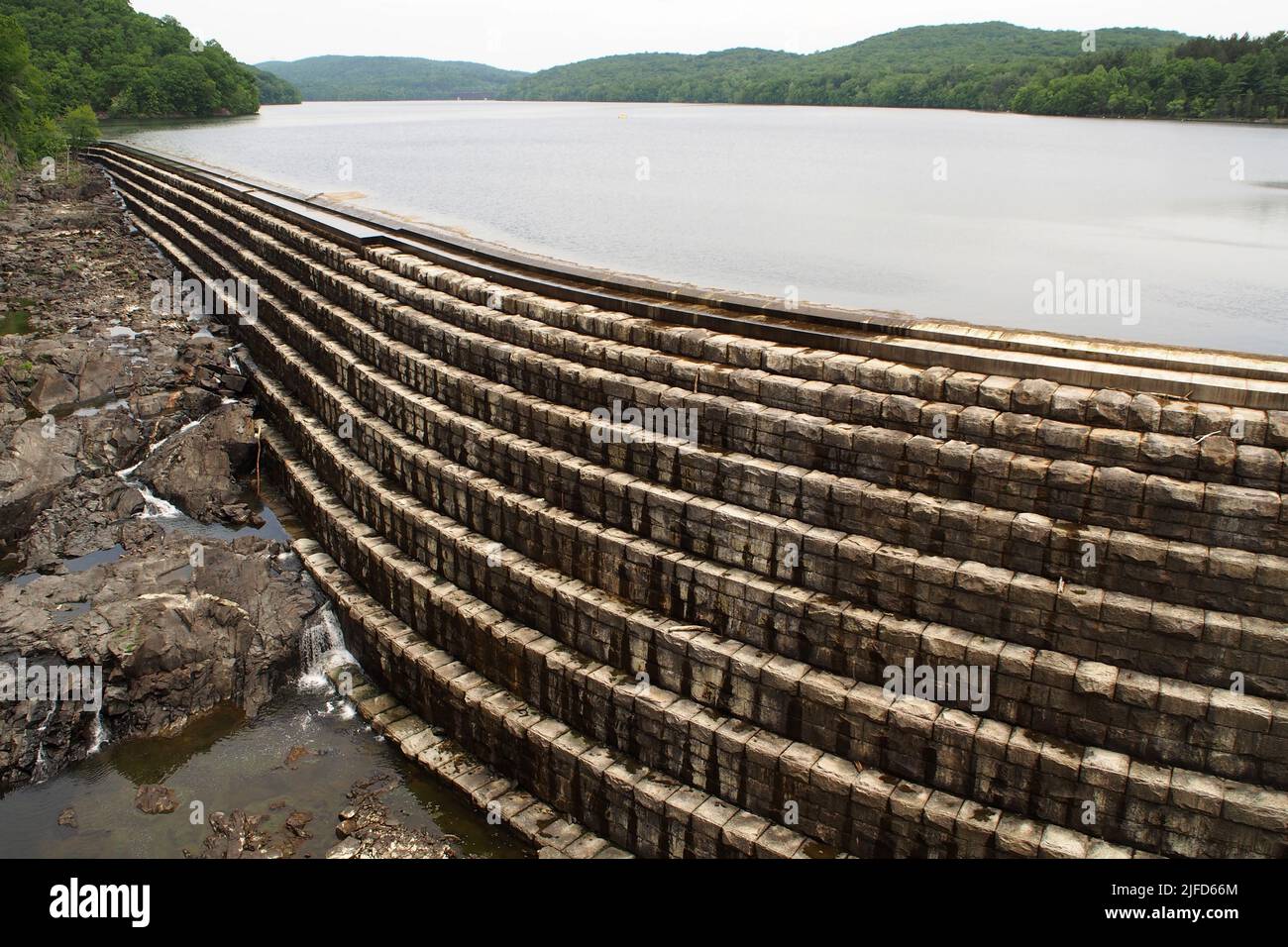 Reservoir of New Croton Dam, constructed in 18921906, parts of the New