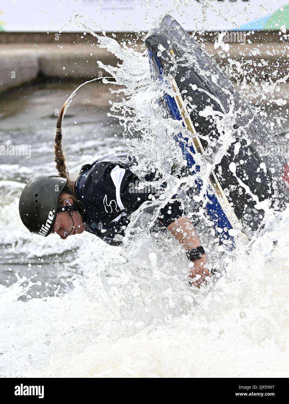 Nottingham, UK. 01st July, 2022. The ICF 2022 canoe freestyle World