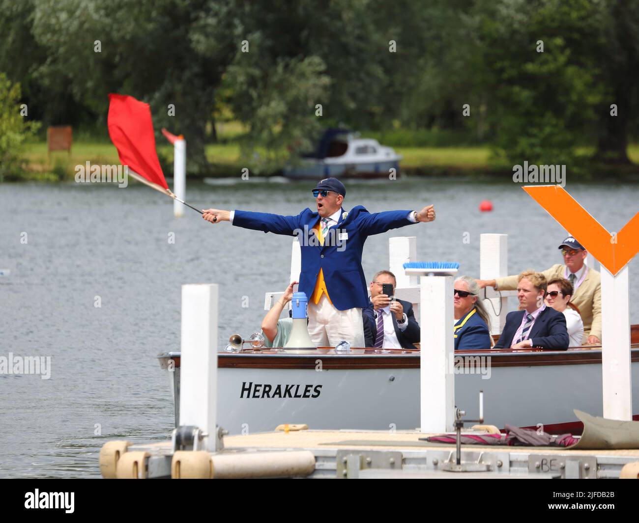HenleyonThames, Oxfordshire, UK. 1st July 2022. Henley Royal Regatta